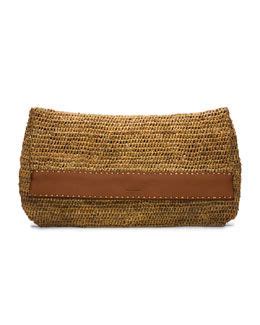 michael kors santorini foldover clutch